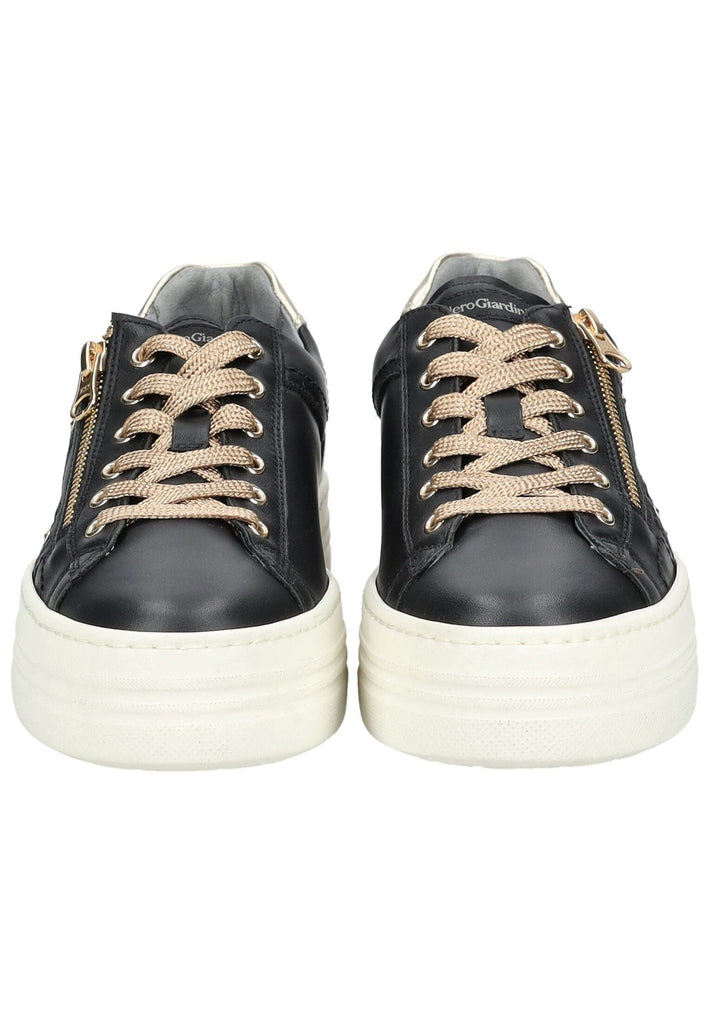Nero Giardini Sneaker Leder/Textil Schwarz Kombi