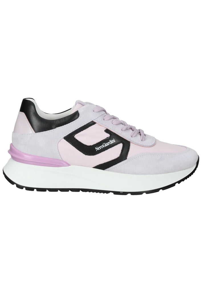 Nero Giardini Sneaker Leder/Textil Schwarz/Rosa