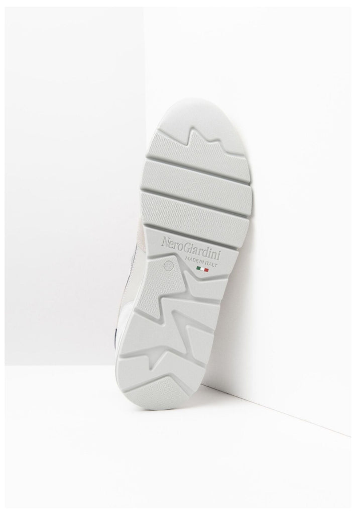 Nero Giardini Sneaker Leder/Textil Weiß