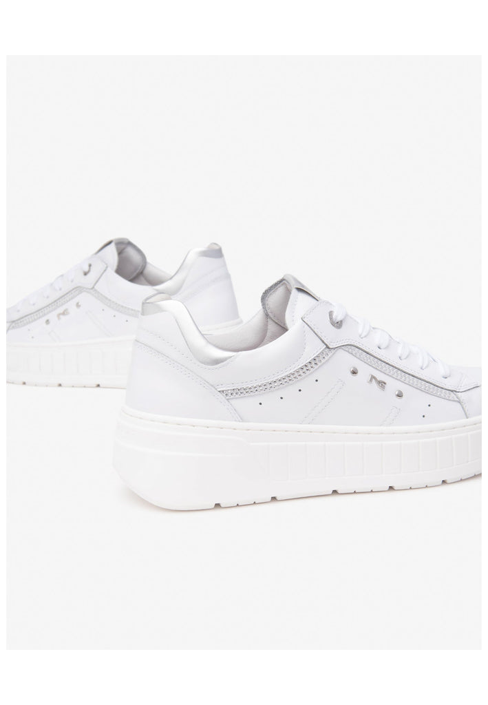 Nero Giardini Sneaker Leder/Textil Weiß