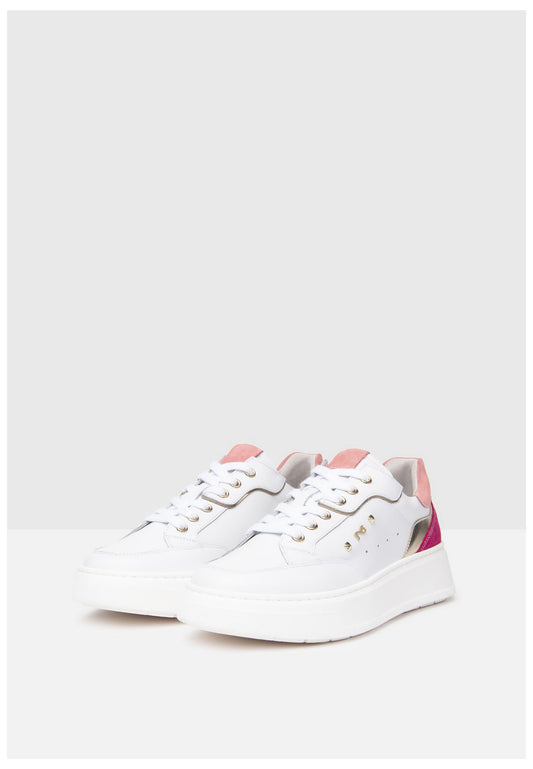 Nero Giardini Sneaker Leder/Textil Weiß