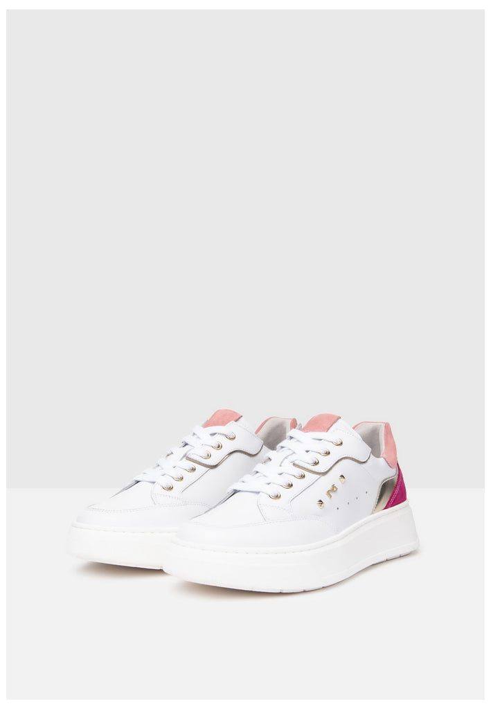 Nero Giardini Sneaker Leder/Textil Weiß