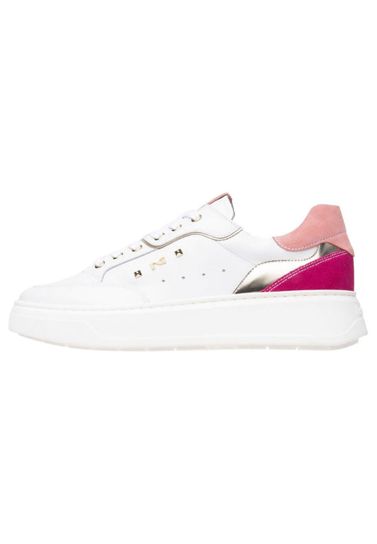 Nero Giardini Sneaker Leder/Textil Weiß