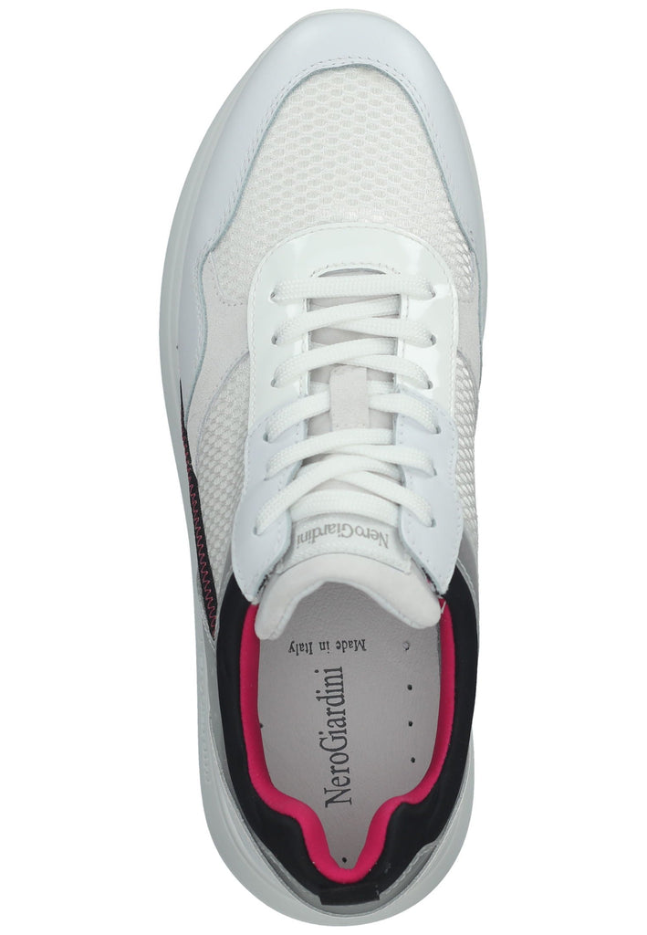 Nero Giardini Sneaker Leder/Textil Weiß