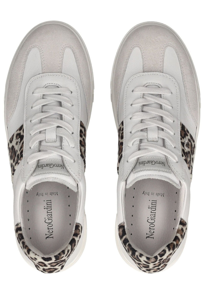 Nero Giardini Sneaker Leder/Textil Weiß Kombi