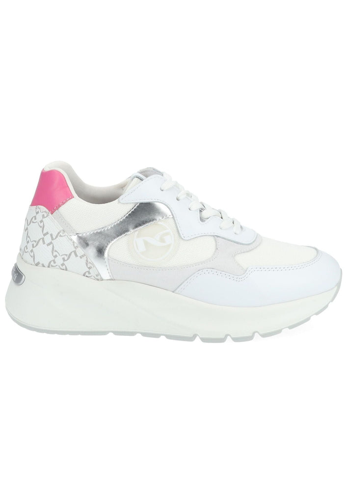 Nero Giardini Sneaker Leder/Textil Weiß Kombi