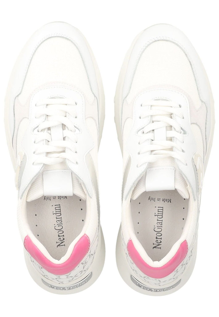 Nero Giardini Sneaker Leder/Textil Weiß Kombi