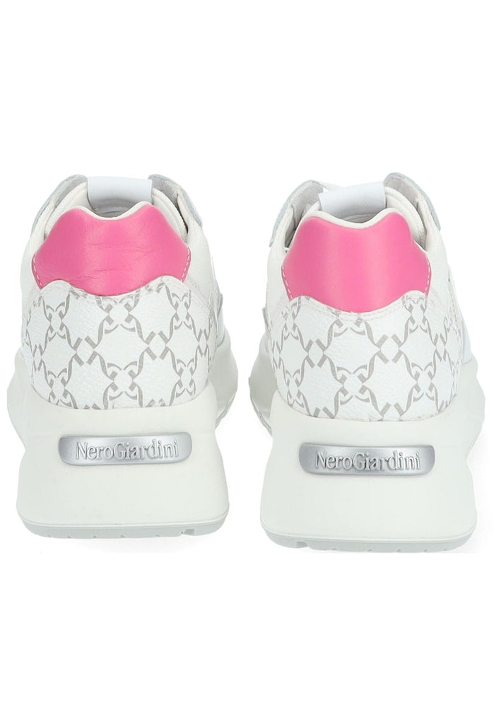 Nero Giardini Sneaker Leder/Textil Weiß Kombi