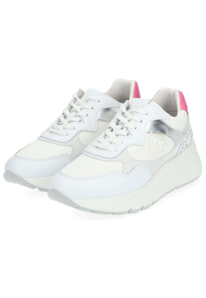 Nero Giardini Sneaker Leder/Textil Weiß Kombi