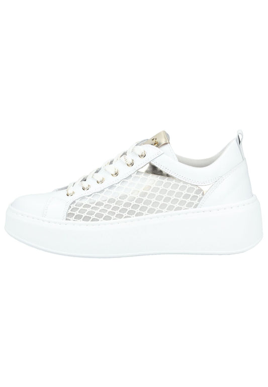 Nero Giardini Sneaker Leder/Textil Weiß Kombi