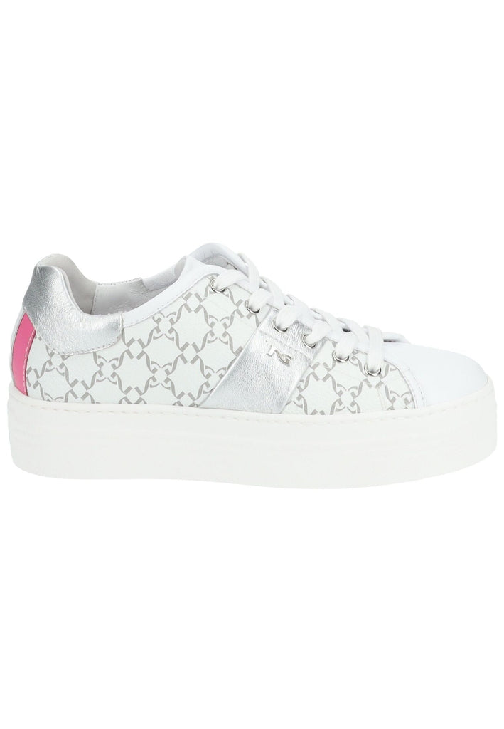 Nero Giardini Sneaker Leder/Textil Weiß/Silber