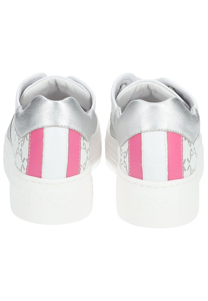 Nero Giardini Sneaker Leder/Textil Weiß/Silber