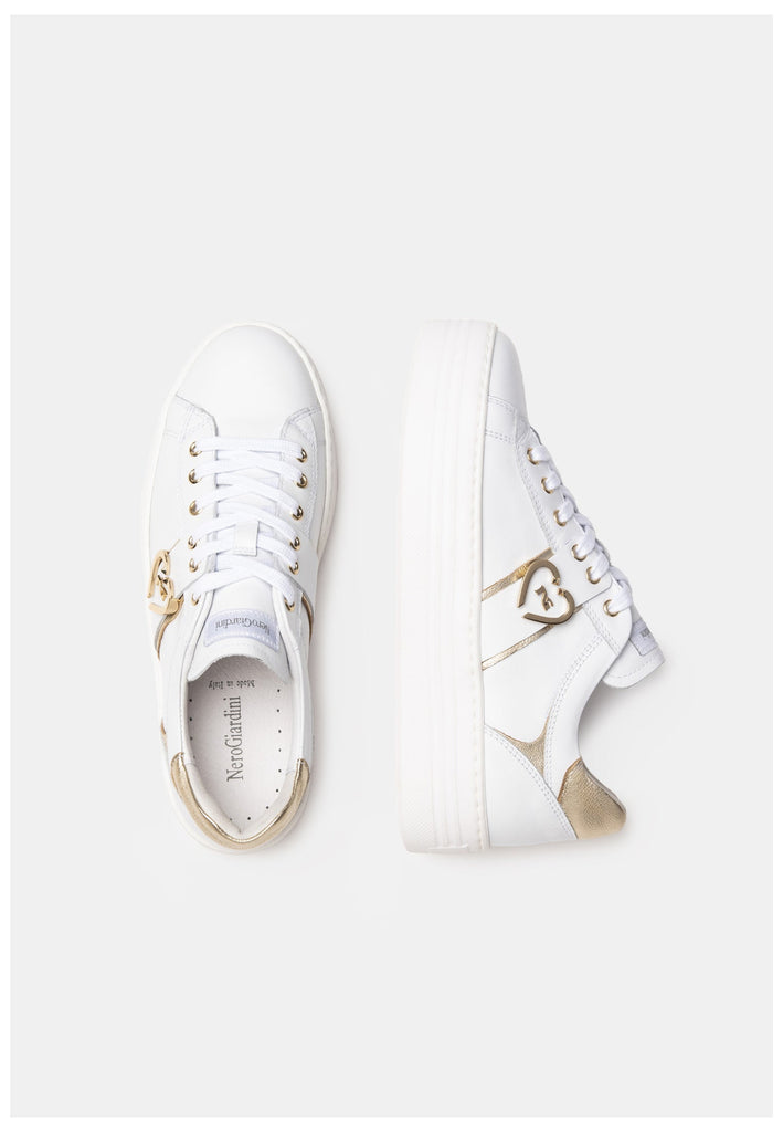 Nero Giardini Sneaker Leder Weiß