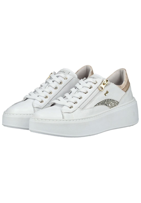 Nero Giardini Sneaker Leder Weiß Kombi