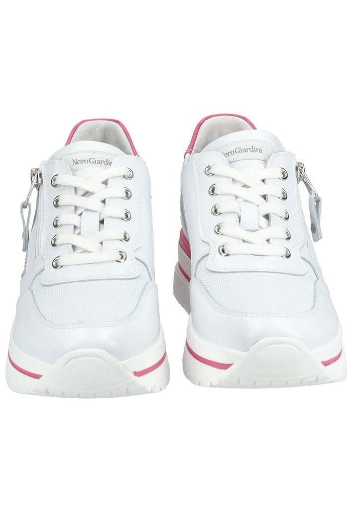 Nero Giardini Sneaker Leder Weiß/Pink