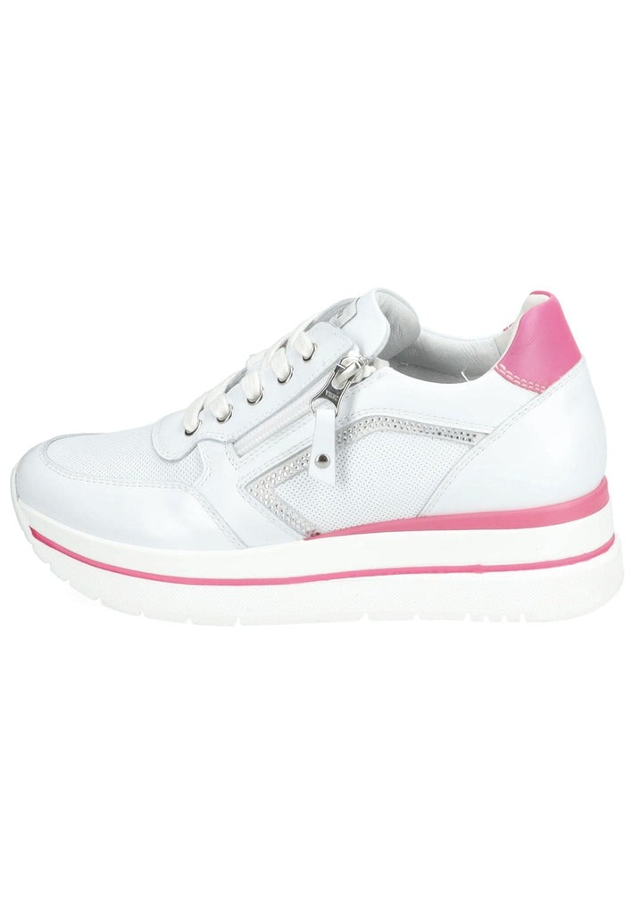 Nero Giardini Sneaker Leder Weiß/Pink