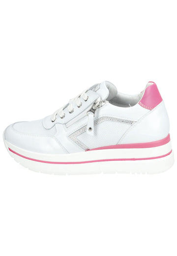 Nero Giardini Sneaker Leder Weiß/Pink