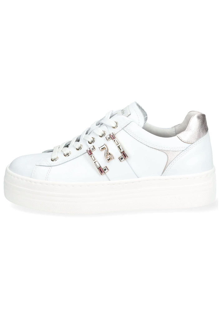 Nero Giardini Sneaker Leder Weiß/Rosa