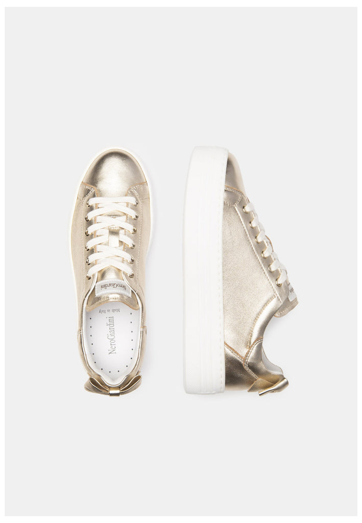 Nero Giardini Sneaker Lederimitat Gold