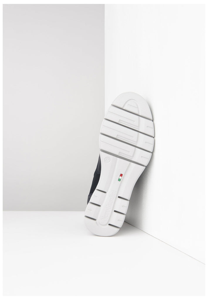 Nero Giardini Sneaker Lederimitat/Textil Blau