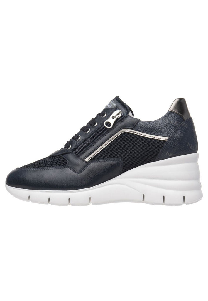 Nero Giardini Sneaker Lederimitat/Textil Blau