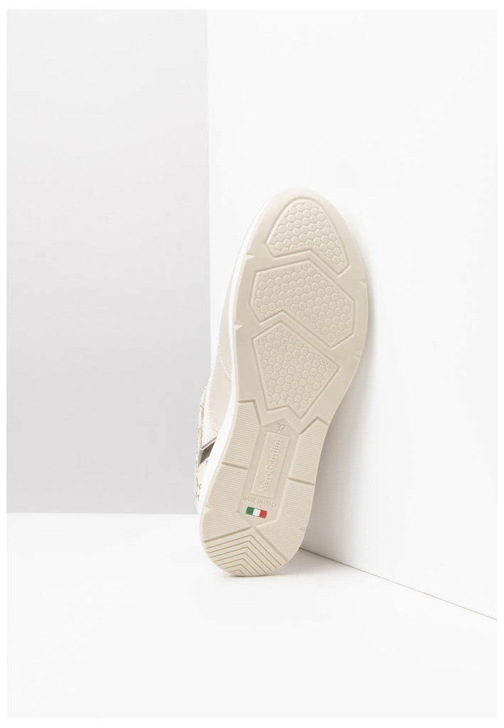 Nero Giardini Sneaker Lederimitat/Textil Hellbeige