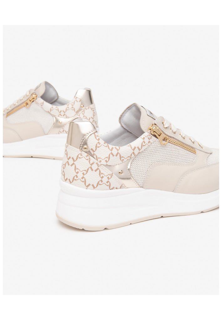 Nero Giardini Sneaker Lederimitat/Textil Hellbeige