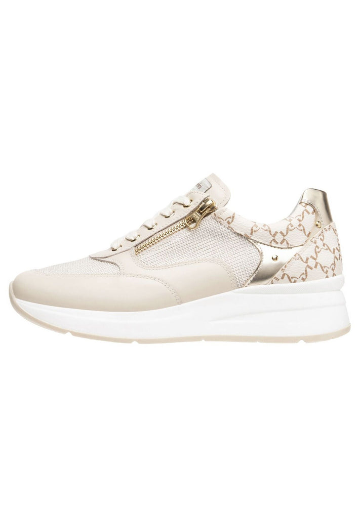 Nero Giardini Sneaker Lederimitat/Textil Hellbeige