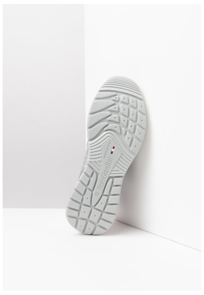 Nero Giardini Sneaker Lederimitat/Textil Silber