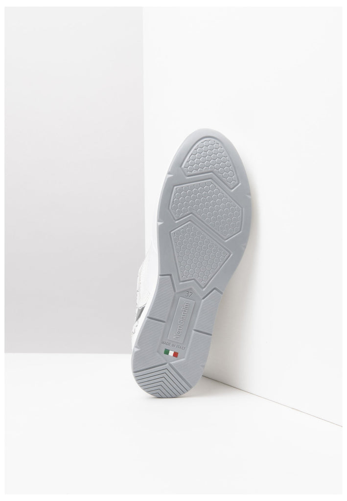 Nero Giardini Sneaker Lederimitat/Textil Weiß