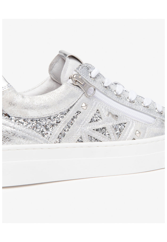 Nero Giardini Sneaker Lederimitat/Textil Weiß