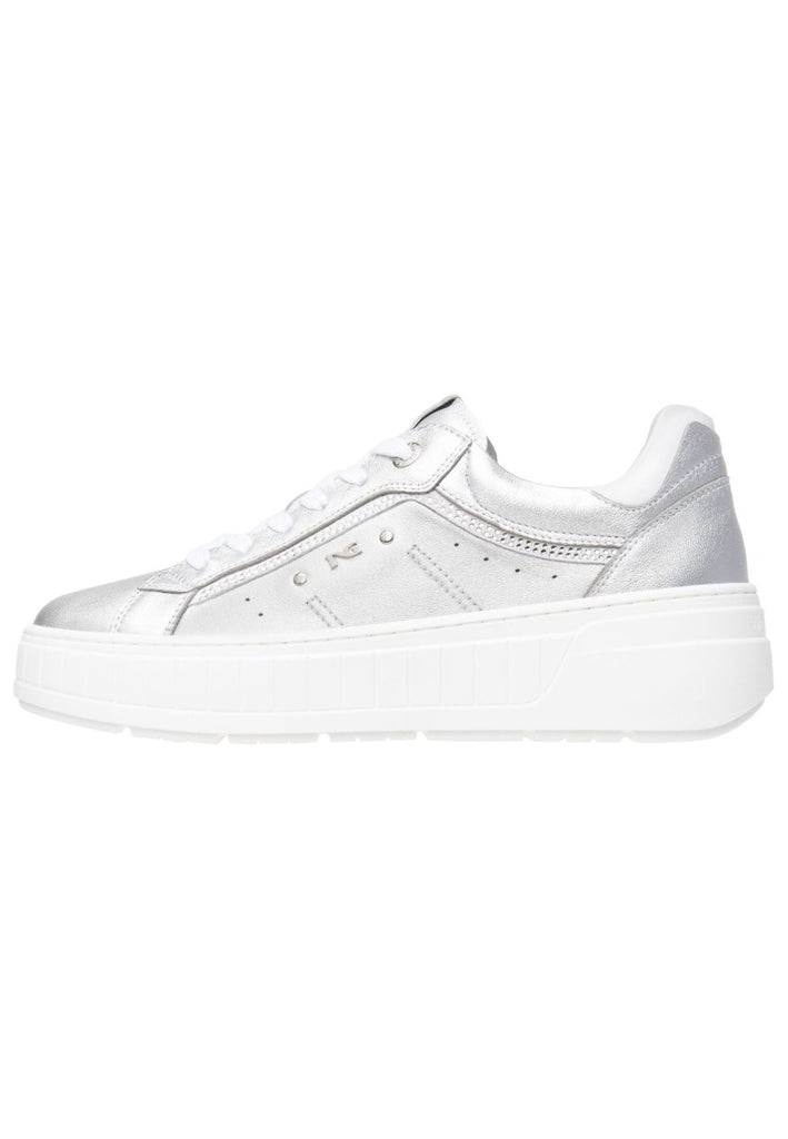 Sneaker Nero Giardini Sneaker Leder Silber
