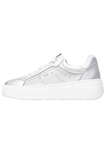 Sneaker Nero Giardini Sneaker Leder Silber