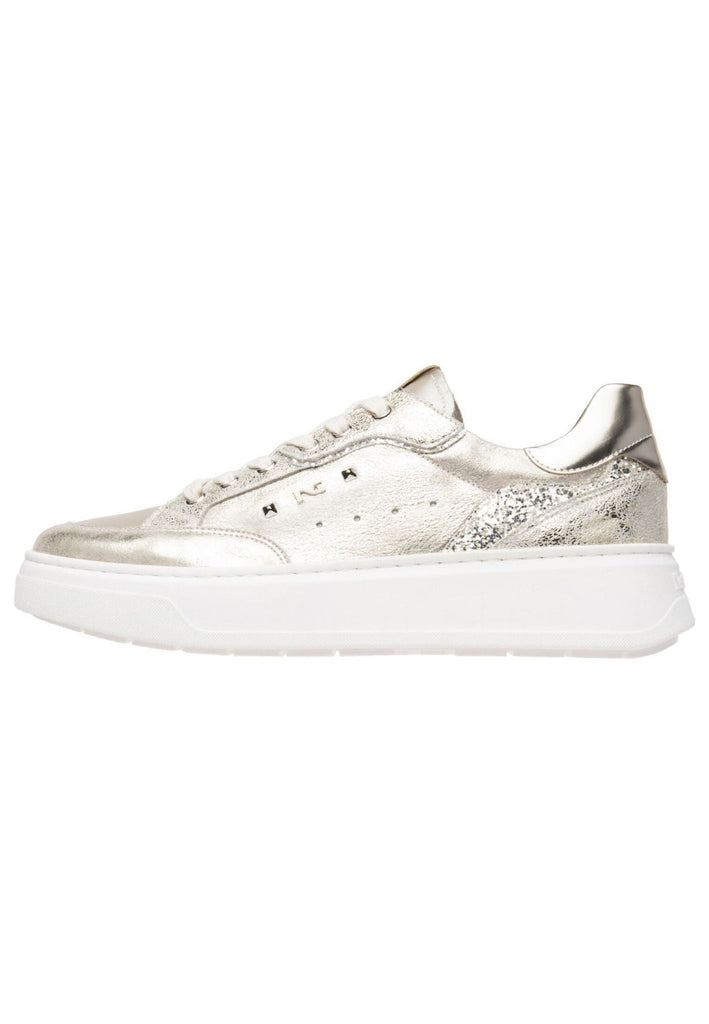 Sneaker Nero Giardini Sneaker Leder/Textil Crema