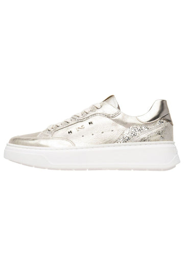 Sneaker Nero Giardini Sneaker Leder/Textil Crema