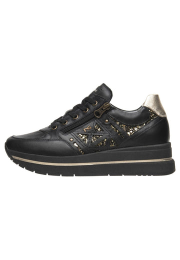 Sneaker Nero Giardini Sneaker Leder/Textil Schwarz