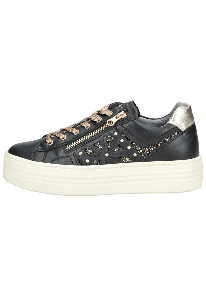 Sneaker Nero Giardini Sneaker Leder/Textil Schwarz Kombi