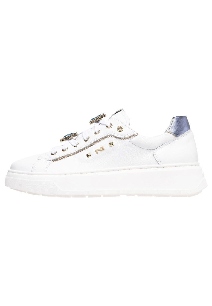 Sneaker Nero Giardini Sneaker Leder/Textil Weiß