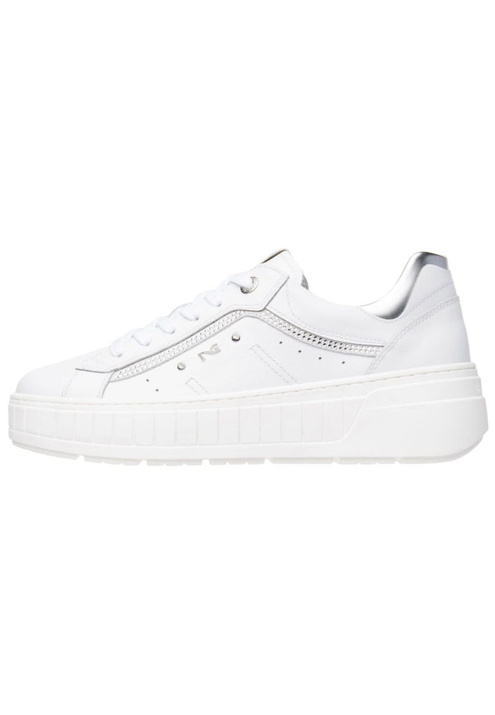 Sneaker Nero Giardini Sneaker Leder/Textil Weiß