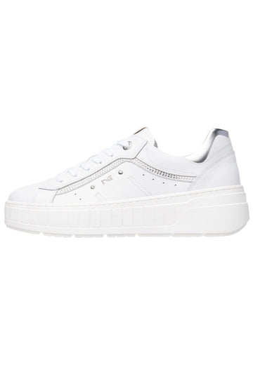 Sneaker Nero Giardini Sneaker Leder/Textil Weiß