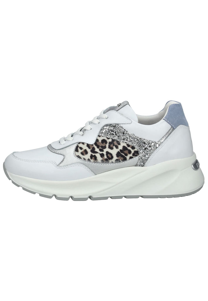 Sneaker Nero Giardini Sneaker Leder/Textil Weiß Kombi