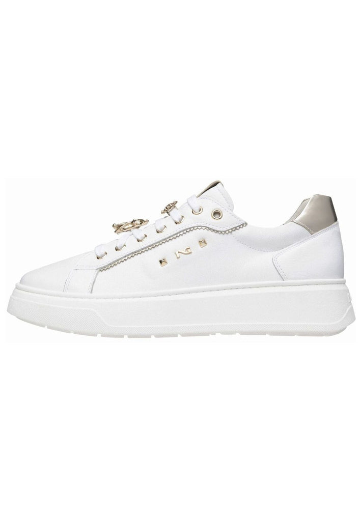 Sneaker Nero Giardini Sneaker Leder Weiß
