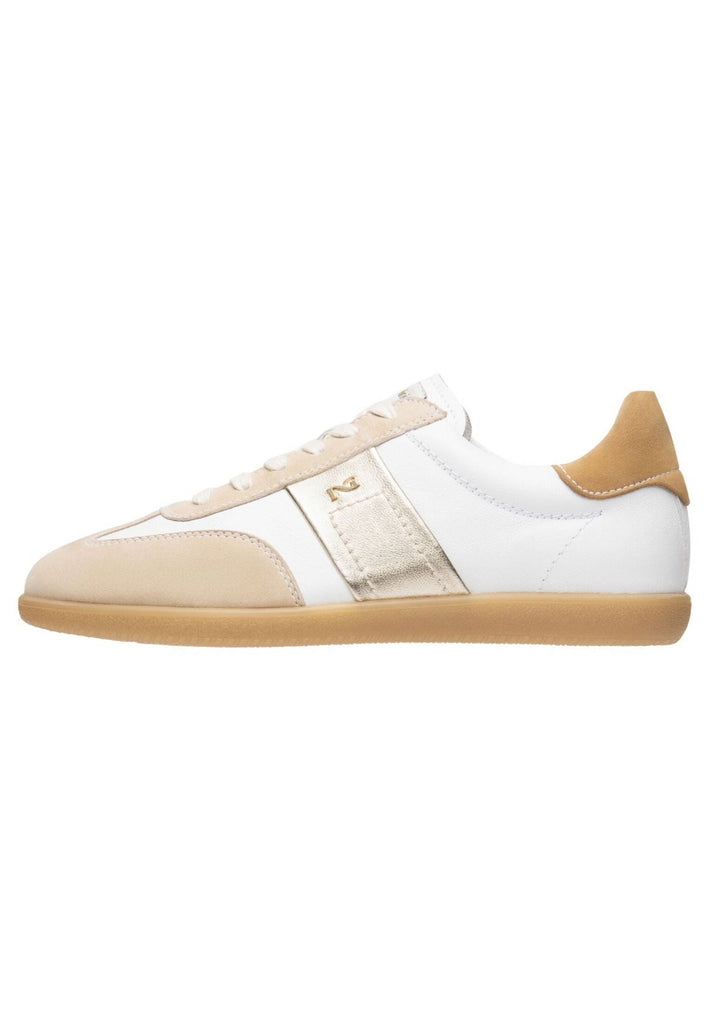 Sneaker Nero Giardini Sneaker Leder Weiß/Beige