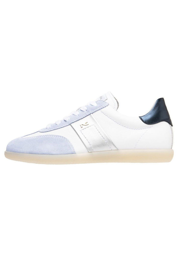 Sneaker Nero Giardini Sneaker Leder Weiß/Blau