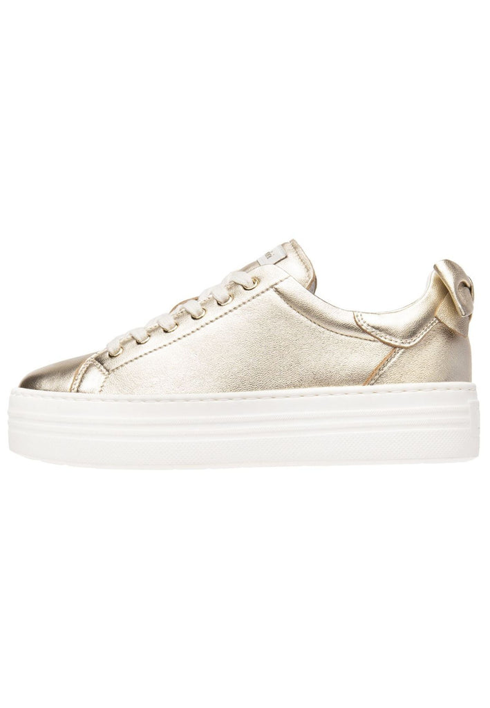 Sneaker Nero Giardini Sneaker Lederimitat Gold