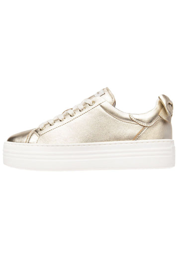 Sneaker Nero Giardini Sneaker Lederimitat Gold