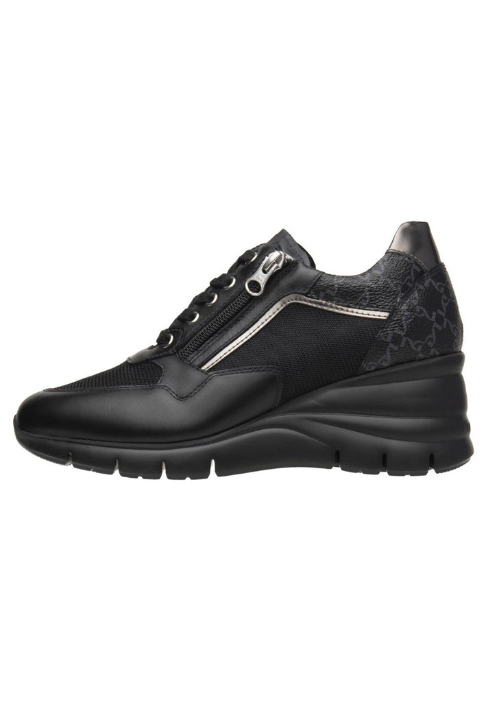 Sneaker Nero Giardini Sneaker Lederimitat/Textil Schwarz