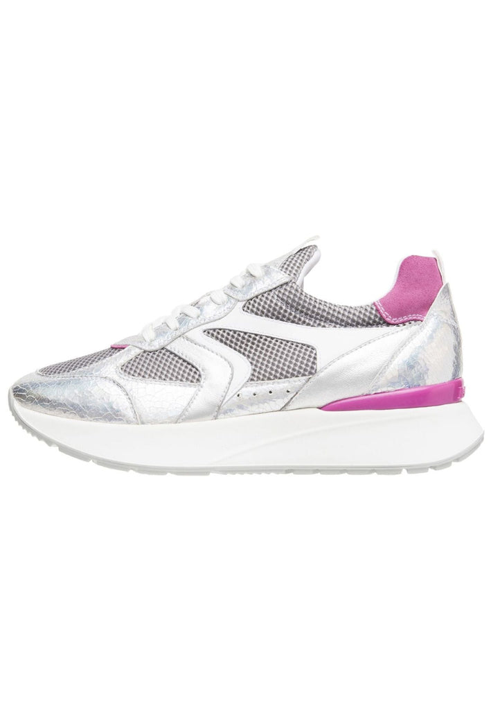 Sneaker Nero Giardini Sneaker Lederimitat/Textil Silber