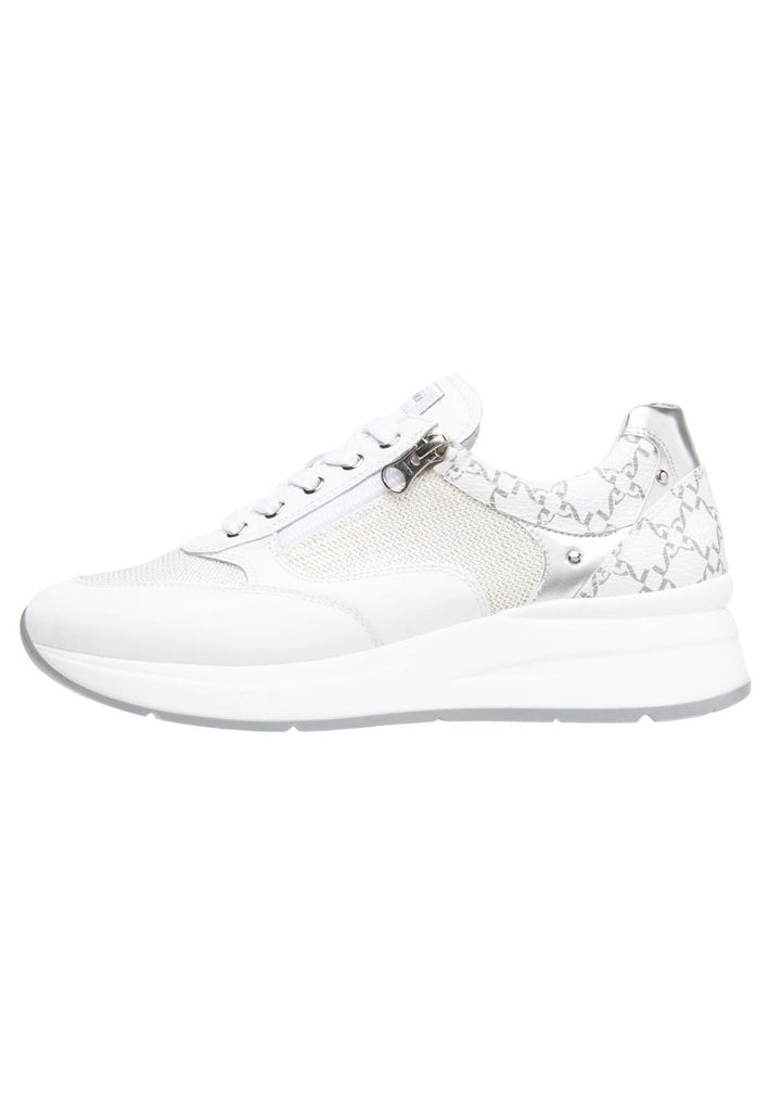Sneaker Nero Giardini Sneaker Lederimitat/Textil Weiß