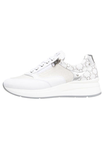 Sneaker Nero Giardini Sneaker Lederimitat/Textil Weiß